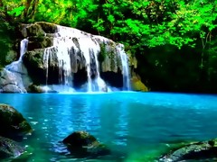 Waterfall In A Jungle, So Peaceful UPGRADED..