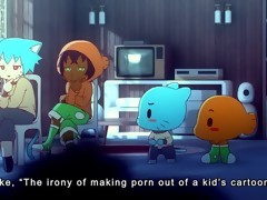 Awesome World of Gumball - Nicole lesbian